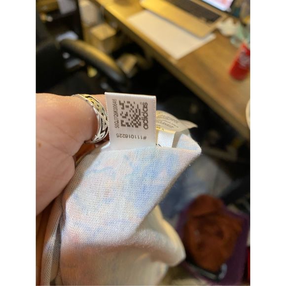 Adidas NWT Adipure Climalite Striped Top Sleeveless Vest, Sz Medium, MP $65 - Picture 9 of 12